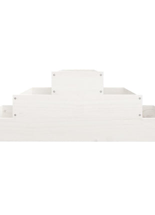Plantenbak Massief Grenenhout Wit