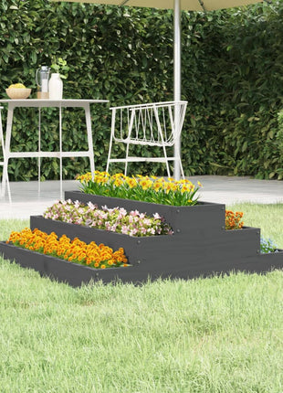 Plantenbak Massief Grenenhout Wit