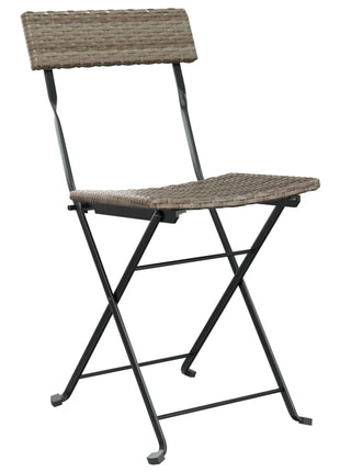 Bistroset Inklapbaar Poly Rattan