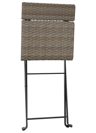 Bistroset Inklapbaar Poly Rattan