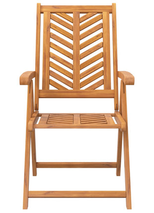 Tuinstoelen 3 st verstelbaar massief acaciahout