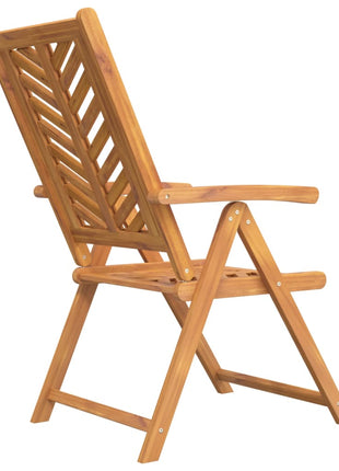 Tuinstoelen 3 st verstelbaar massief acaciahout