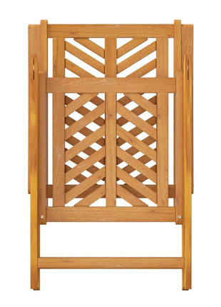 Tuinstoelen 3 st verstelbaar massief acaciahout