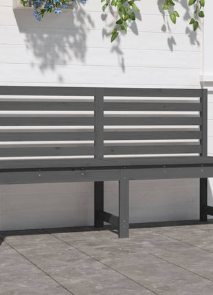 Tuinbank 157,5 Cm Massief Grenenhout Grijs Grijs Grenenhout
