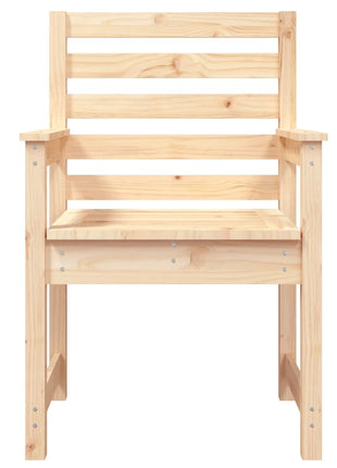 Tuinstoelen 2 st 60x48x91 cm massief grenenhout