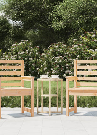 Tuinstoelen 2 st 60x48x91 cm massief grenenhout