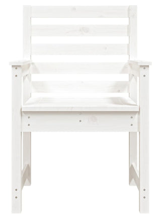 Tuinstoelen 2 st 60x48x91 cm massief grenenhout wit