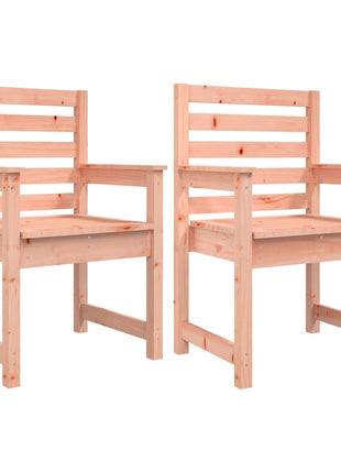 Tuinstoelen 2 st 60x48x91 cm massief douglashout