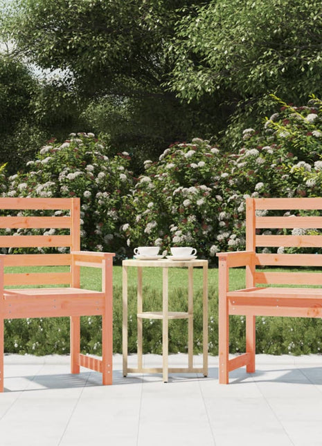 Tuinstoelen 2 st 60x48x91 cm massief douglashout