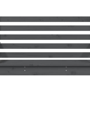 Tuinbank 109X48X91,5 Cm Massief Grenenhout Grijs Grijs Grenenhout