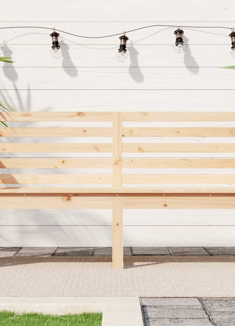 Tuinbank 203,5X48X91,5 Cm Massief Grenenhout Natuurlijk Grenenhout