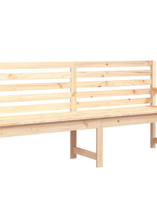 Tuinbank 203,5X48X91,5 Cm Massief Grenenhout Natuurlijk Grenenhout