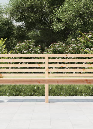 Tuinbank 203,5X48X91,5 Cm Massief Grenenhout Natuurlijk Grenenhout