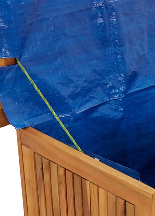 Tuinbox met wieltjes 113x50x58 cm massief acaciahout