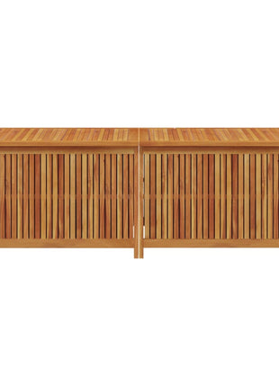 Tuinbox met wieltjes 150x50x58 cm massief acaciahout