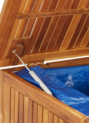 Tuinbox met wieltjes 150x50x58 cm massief acaciahout