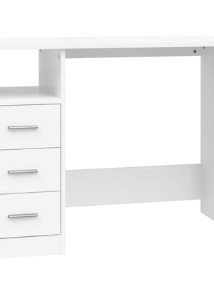 Bureau Met Lades 102X50X76 Cm Bewerkt Hout