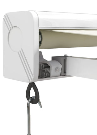 Luifel Uittrekbaar Stof En Aluminium Crèmekleurig