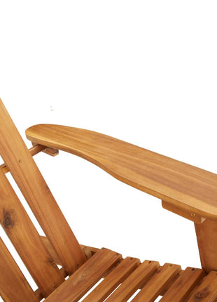2-Delige Loungeset Adirondack Massief Acaciahout Naturel
