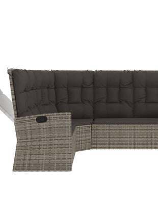 Loungeset Met Kussens Poly Rattan