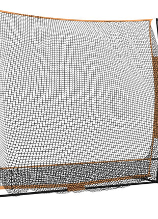 Golftrainingsnet 215x107x216 cm polyester zwart en oranje