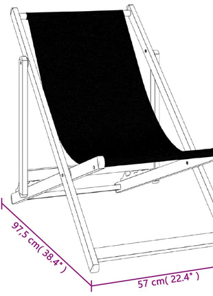 Strandstoelen inklapbaar 2 st aluminium en textileen bruin