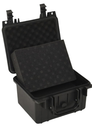 Flightcase draagbaar 27x25x18 cm PP zwart