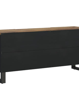 Tv-Meubel 105X33,5X46 Cm Massief Mangohout En Bewerkt Hout