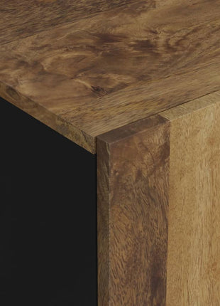 Tv-Meubel 105X33,5X46 Cm Massief Mangohout En Bewerkt Hout