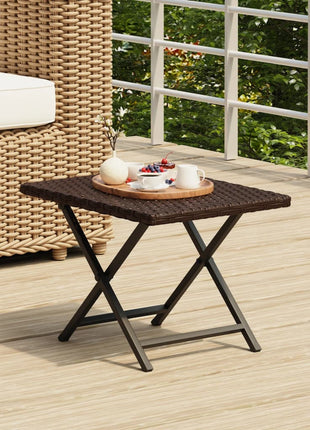 Tafel Inklapbaar 45X35X32 Cm Poly Rattan