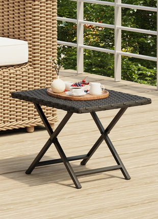 Tafel Inklapbaar 45X35X32 Cm Poly Rattan