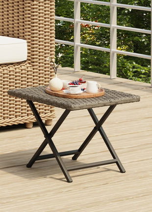 Tafel Inklapbaar 45X35X32 Cm Poly Rattan