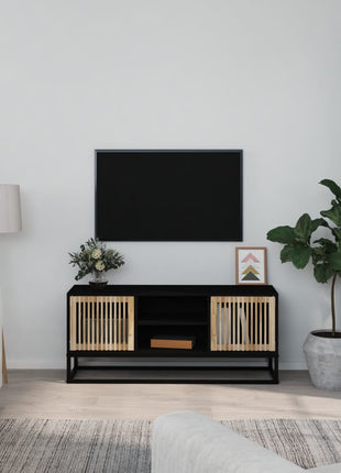 Tv-Meubel 105X30X45 Cm Bewerkt Hout En Ijzer