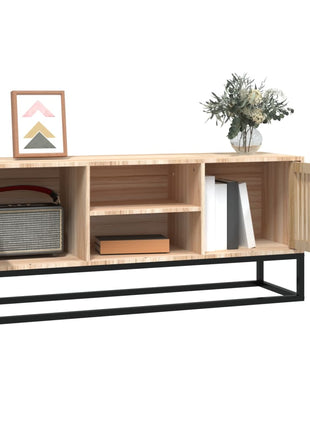 Tv-Meubel 105X30X45 Cm Bewerkt Hout En Ijzer