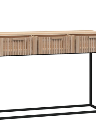 Wandtafel 105X30X75 Cm Bewerkt Hout En Ijzer