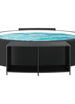 Opbergschappen 2 St Poly Rattan