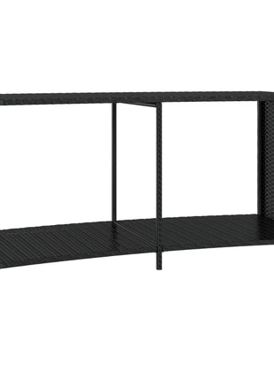 Opbergschappen 2 St Poly Rattan