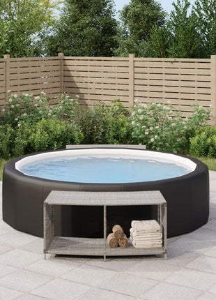 Opbergschappen 2 St Poly Rattan