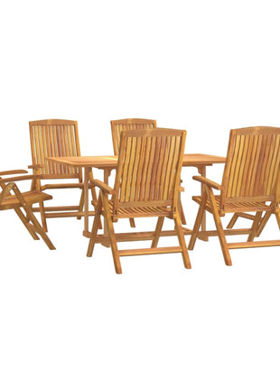 7-Delige Tuinset Massief Teakhout