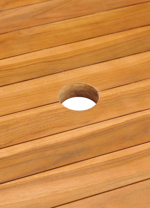 7-Delige Tuinset Massief Teakhout