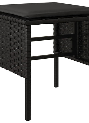 Tuinvoetenbanken Met Kussens Poly Rattan