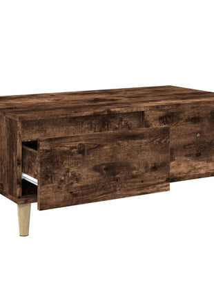 Salontafel 90X50X36,5 Cm Bewerkt Hout Kleurig