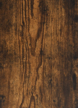Wastafelkast 80x33x60 cm bewerkt hout gerookt eikenkleurig