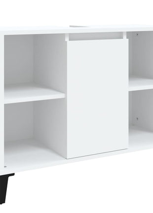 Wastafelkast 80x33x60 cm bewerkt hout wit