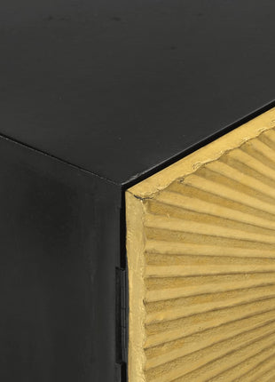 Tv-Meubel 110X30X45 Cm Massief Mangohout