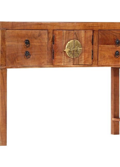 Wandtafel 120X32X80 Cm Massief Ruw Acaciahout