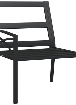 Tuinstoelen Met Grijze Kussens 62X75X79 Cm Staal