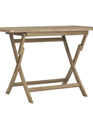 Tuintafel Inklapbaar 120X70X75 Cm Massief Teakhout