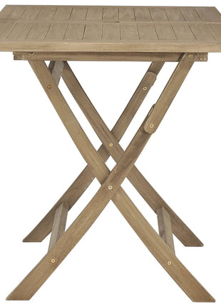 Tuintafel Inklapbaar 120X70X75 Cm Massief Teakhout