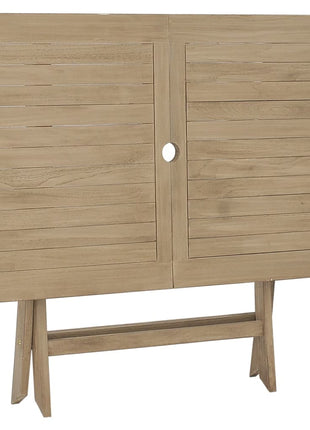 Tuintafel Inklapbaar 120X70X75 Cm Massief Teakhout
